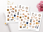 Preview: Mädchen Herbst Sticker Set